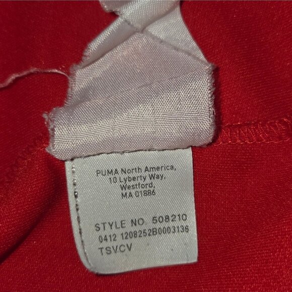 Puma Red Short Sleeve Tee - Picture 4 of 4